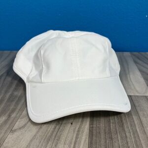 Ponyflo Hat Women's Adjustable White Lightweight Breathable Sports Cap